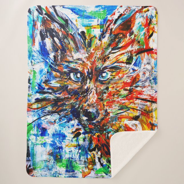 Rustic Sherpa Blanket (Front)