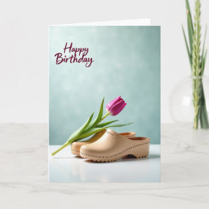 Rustic Shoe Birthday Card