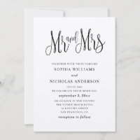Rustic simple wedding. Country kraft. Mr and mrs