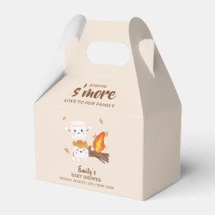 Rustic  S'more Love Campfire Baby Shower  Favour Box