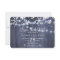 Rustic snowflakes winter photo wedding save date