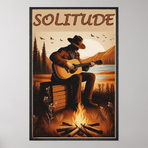 Rustic Solitude in a Mountain Wilderness Poster