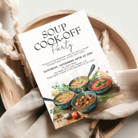 Rustic Soup Cook-Off Potluck Party