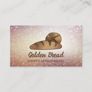 Rustic Sourdough Bread Bakery Baker  Business Card