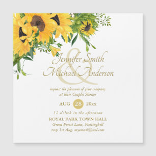 Rustic Southern Sunflowers Wedding Bridal Shower