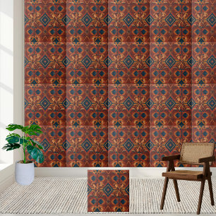 Rustic Southwestern Motif Tile