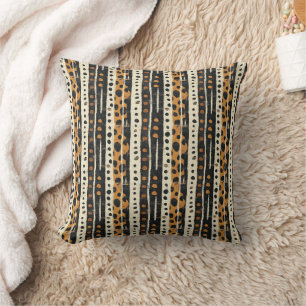 Rustic Southwestern Stripe Pattern (3) Cushion