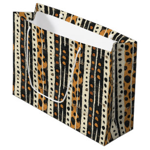Rustic Southwestern Stripe Pattern (3) Large Gift Bag