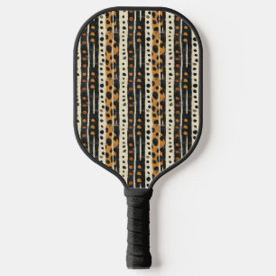 Rustic Southwestern Stripe Pattern (3) Pickleball Paddle