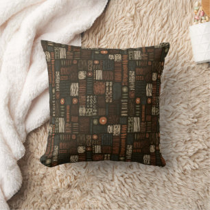 Rustic Southwestern Stripe Pattern (8) Cushion