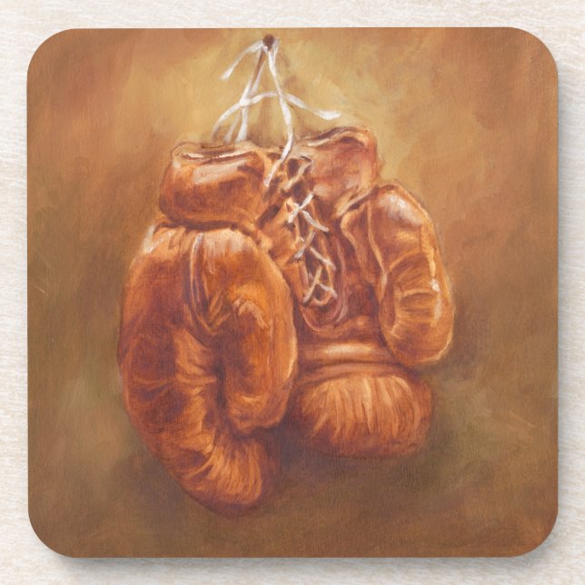Rustic Sports | Boxing Glove Coaster (Front)
