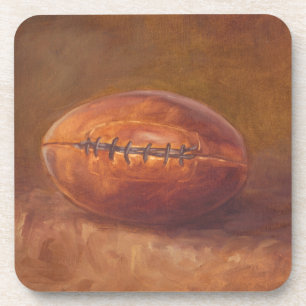 Rustic Sports Football Coaster