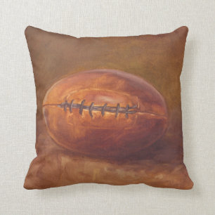 Rustic Sports   Football Cushion