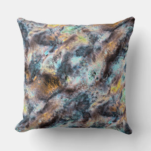 Rustic spots like rock or photo taken by satellite cushion