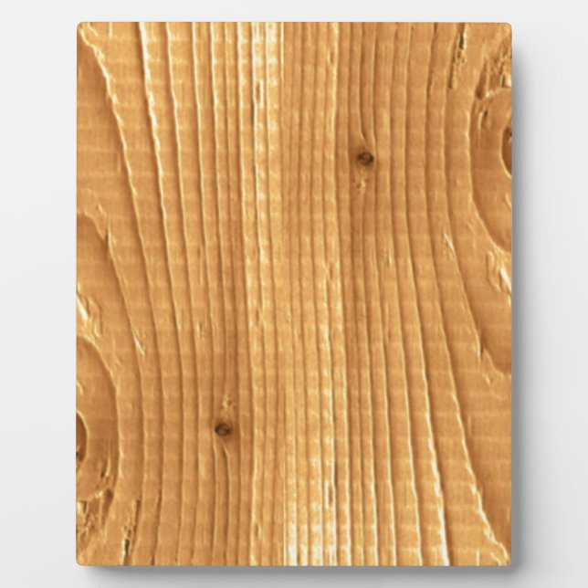 Rustic Spruce Wood Lovely Photo Mount Plaque (Front)