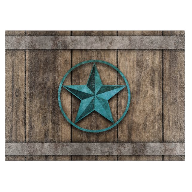 Rustic Star (Barrel) Cutting Board (Front)