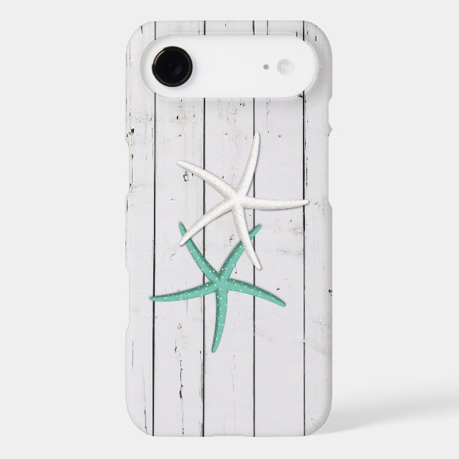 Rustic Starfish Weathered Wood Case-Mate iPhone Case (Back)