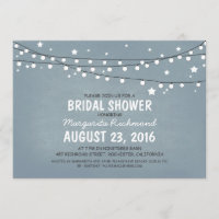 Rustic Starry Night Lights Bridal Shower