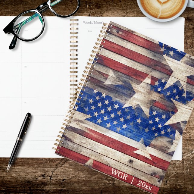 Rustic Stars and Stripes Planner (Creator Uploaded)