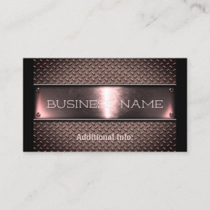 Rustic Steel Business Card