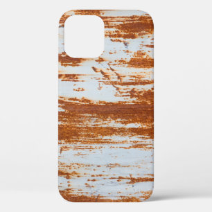 Rustic Steel: Grunge Wall Texture iPhone 12 Case