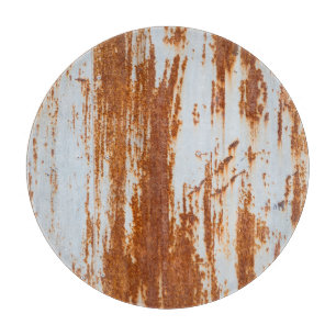 Rustic Steel: Grunge Wall Texture Cutting Board