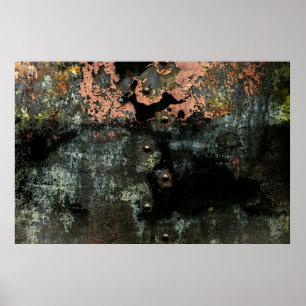 Rustic Steel v3 Poster