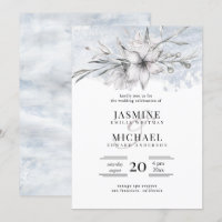 rustic stencil botanical elegant wedding