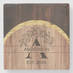 Rustic Stone Coaster