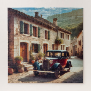 Rustic stone houses.  jigsaw puzzle