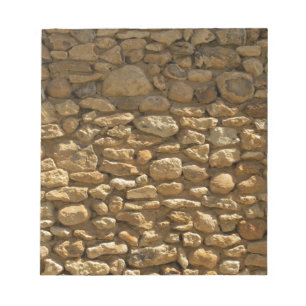 Rustic Stone Wall Notepad