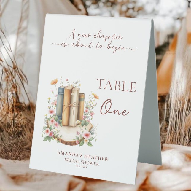 Rustic Storybook New Chapter Begins Bridal Shower  (Creator Uploaded)