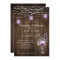 Rustic String Lights Violet Mason Jars Wedding