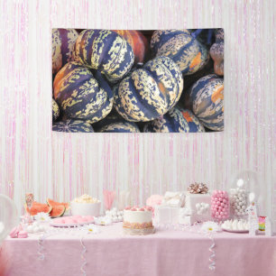 Rustic Striped Pumpkins  Banner