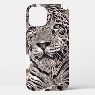 Rustic style animal - Jaguar iPhone 12 Pro Case