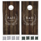 Rustic Style Farmhouse Theme | Dual Monogram