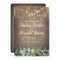 Rustic Succulents Greenery Rehearsal Dinner