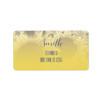 Rustic Sunflower Address Label