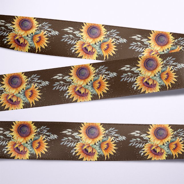 Rustic Sunflower Bloom | Satin Ribbon (Creator Uploaded)