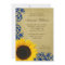 Rustic Sunflower Blue Swirls Bridal Shower