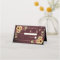Rustic Sunflower Burgundy Wood Floral Wedding