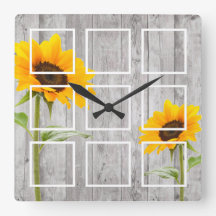 Rustic Sunflower Create Your Custom Photo Collage