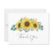 Rustic Sunflower Eucalyptus Thank You Card
