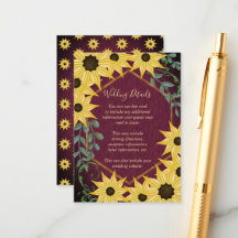 Rustic Sunflower Eucalyptus Wood Watercolor Floral