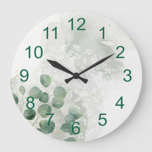 Rustic Sunflower Home Decor Large Clock