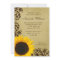 Rustic Sunflower Swirls Bridal Shower Invitation