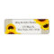 Rustic sunflower wedding address labels sunflower1