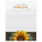 Rustic Sunflower Wedding Guestbook Paper
