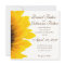 Rustic Sunflower Wedding Invitation
