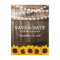 Rustic Sunflower Wedding Save the Date